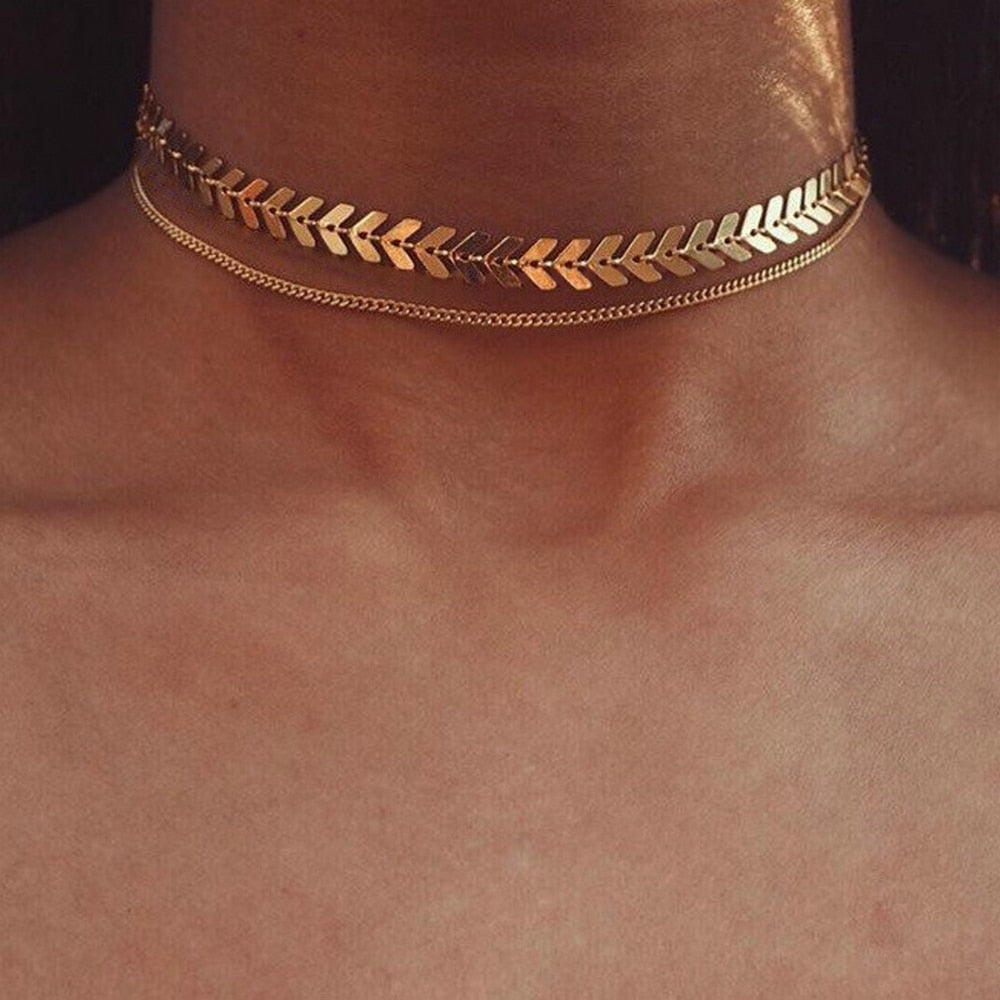 Double necklace - choker