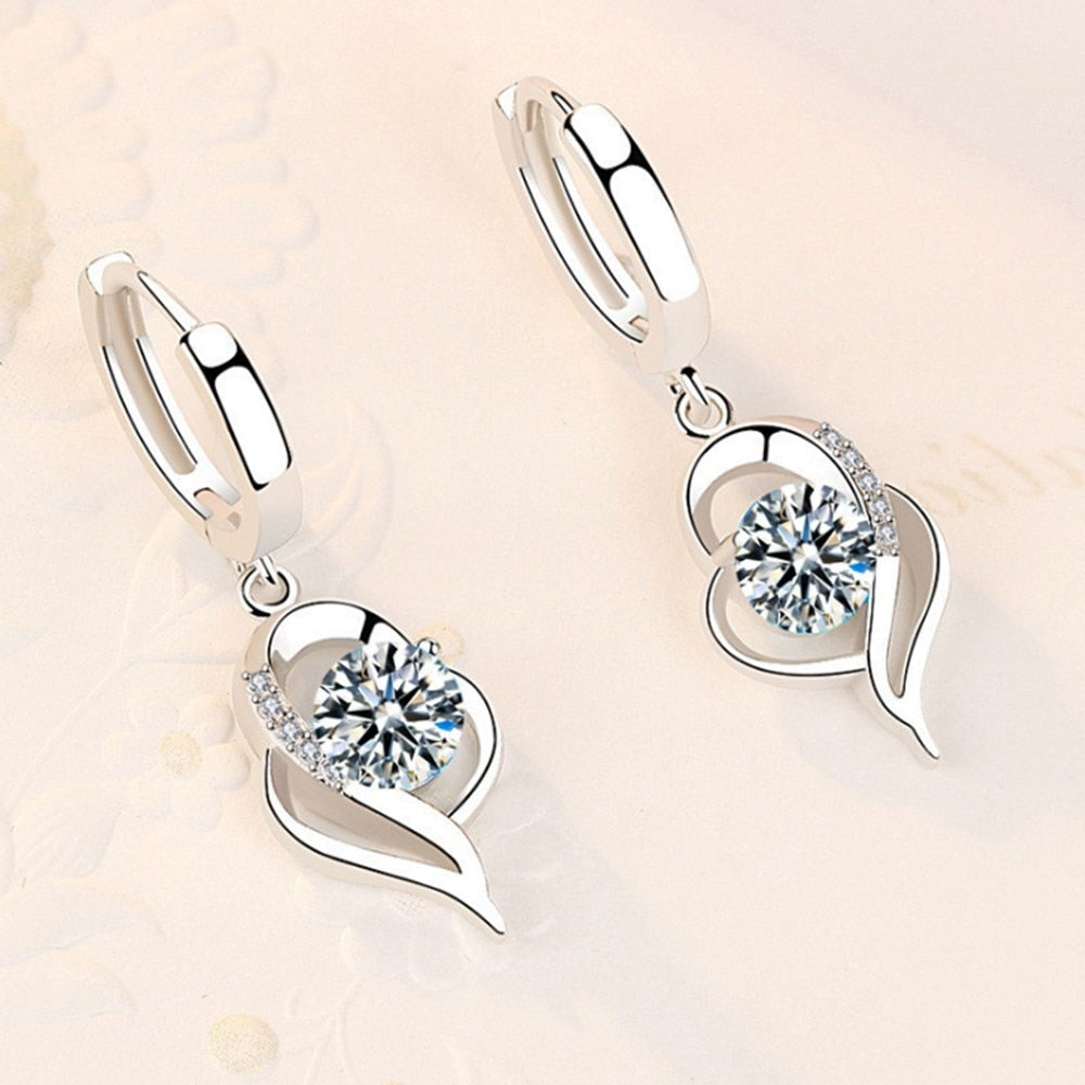 Heart-shaped earrings