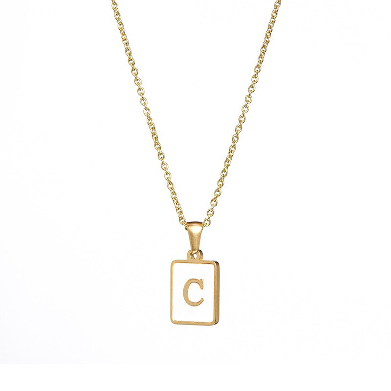 Initial necklace
