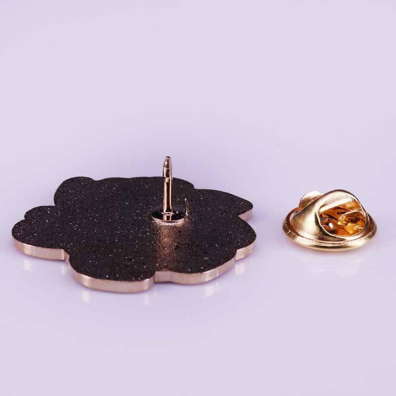 Peony flower pin