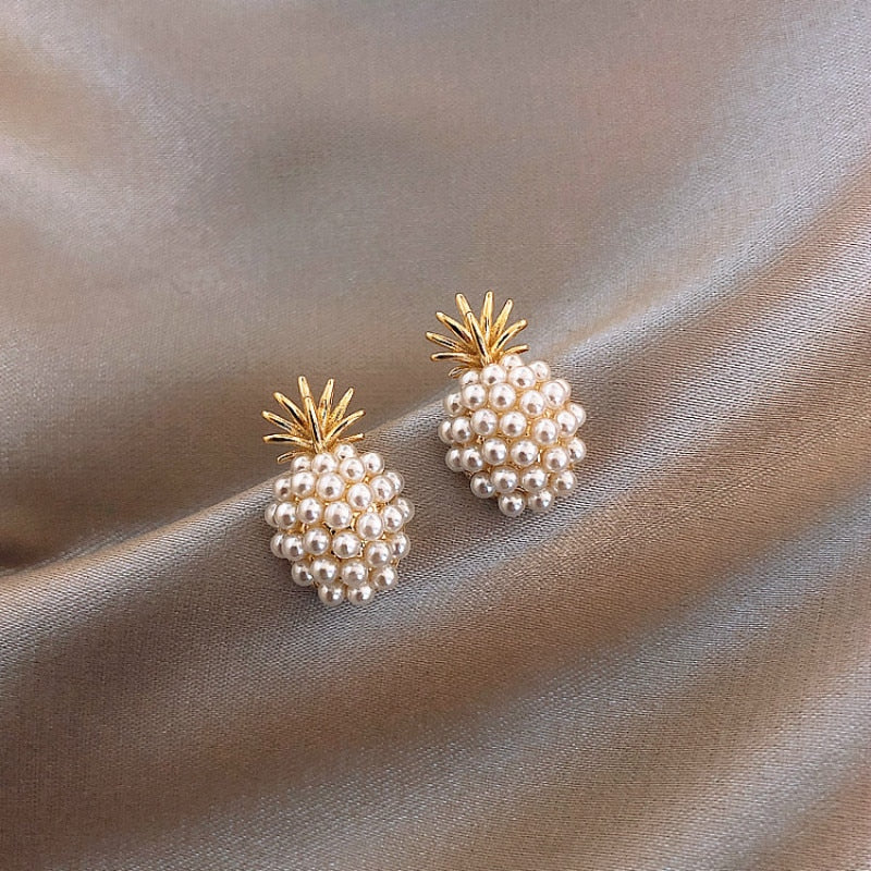 Minimalistic earrings - pineapple