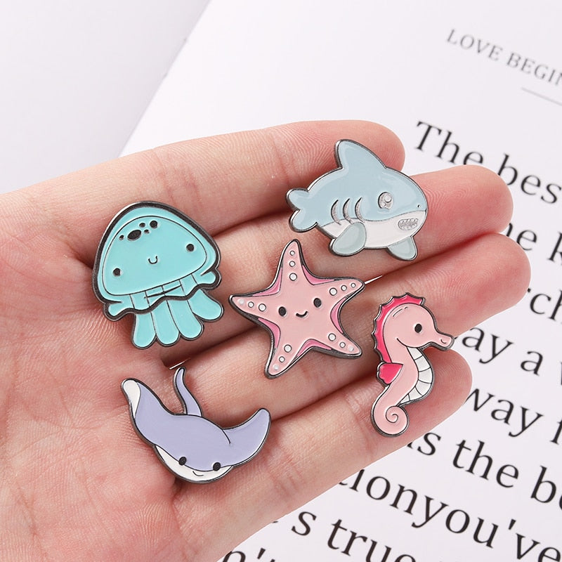 Pins - sea animals