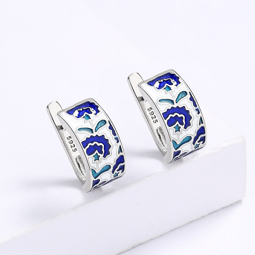 Hand-painted earrings