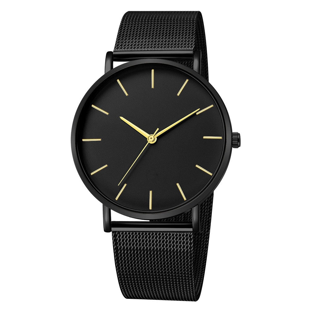 Minimalistic ladies watch on a bracelet
