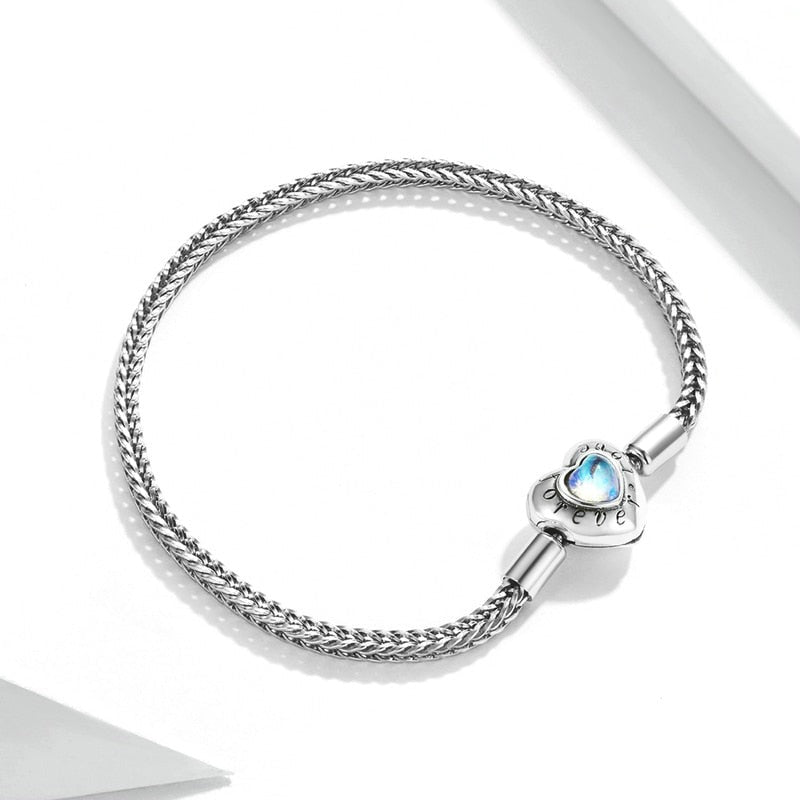 Silver modular bracelet - Heart