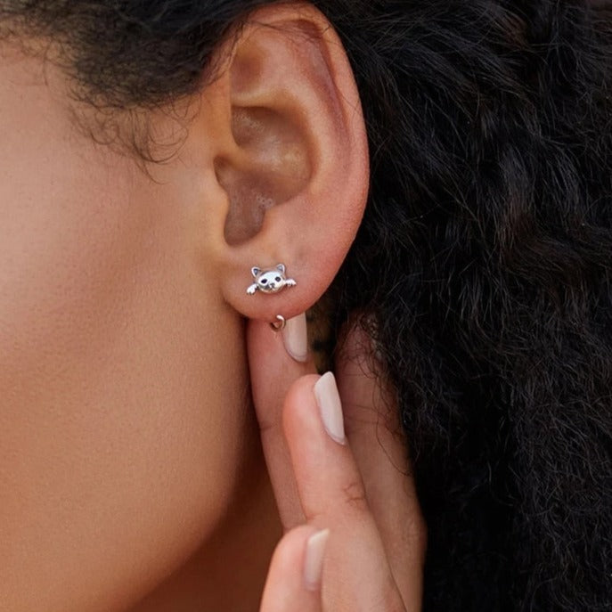 Hanging earrings - cats