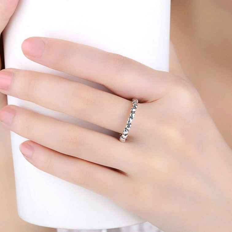 Heart-shaped ring