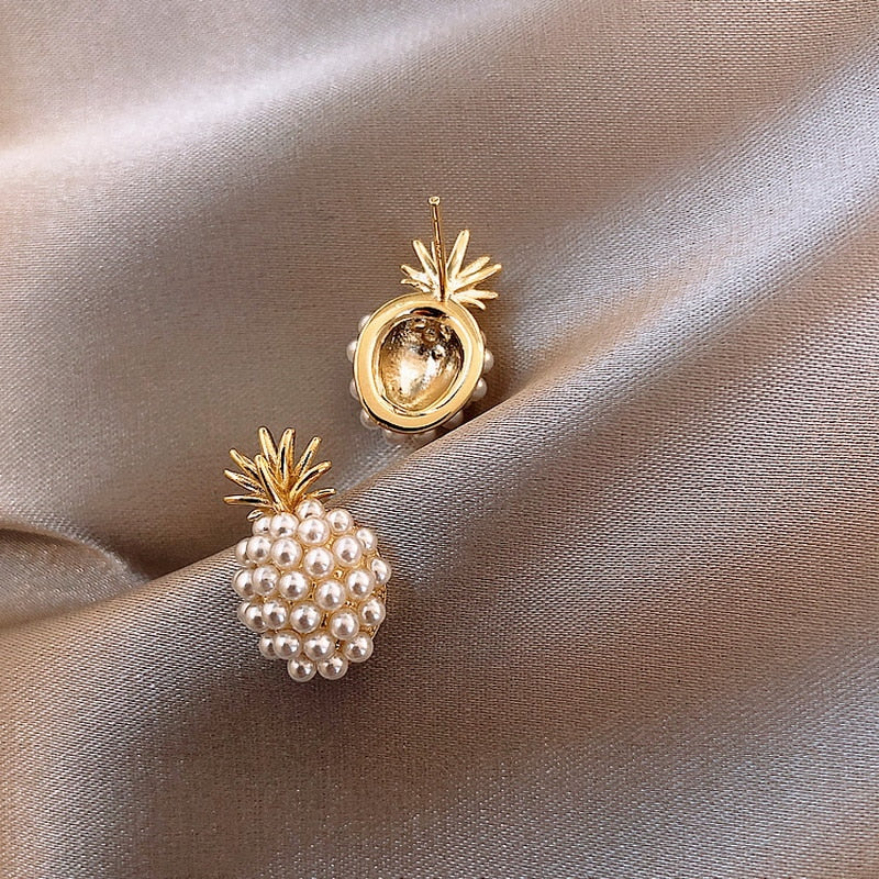 Minimalistic earrings - pineapple