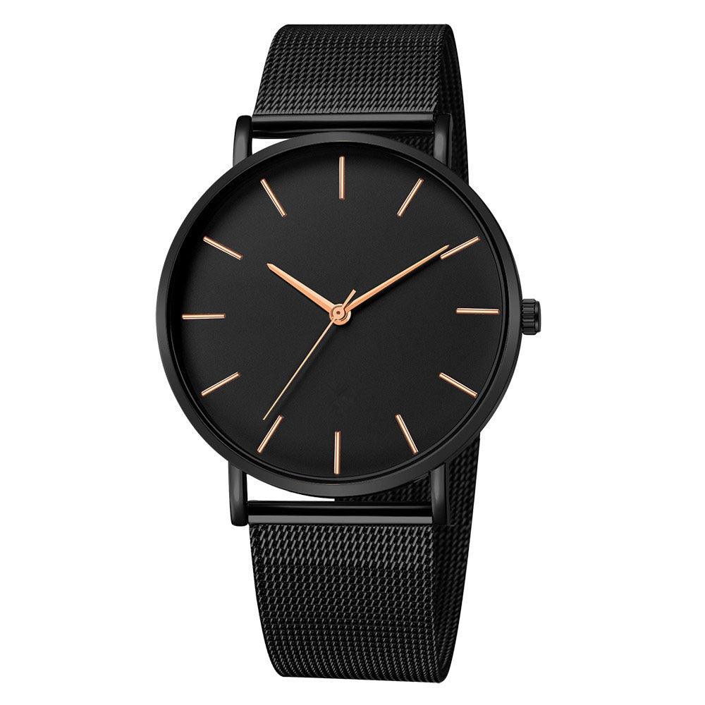 Minimalistic ladies watch on a bracelet