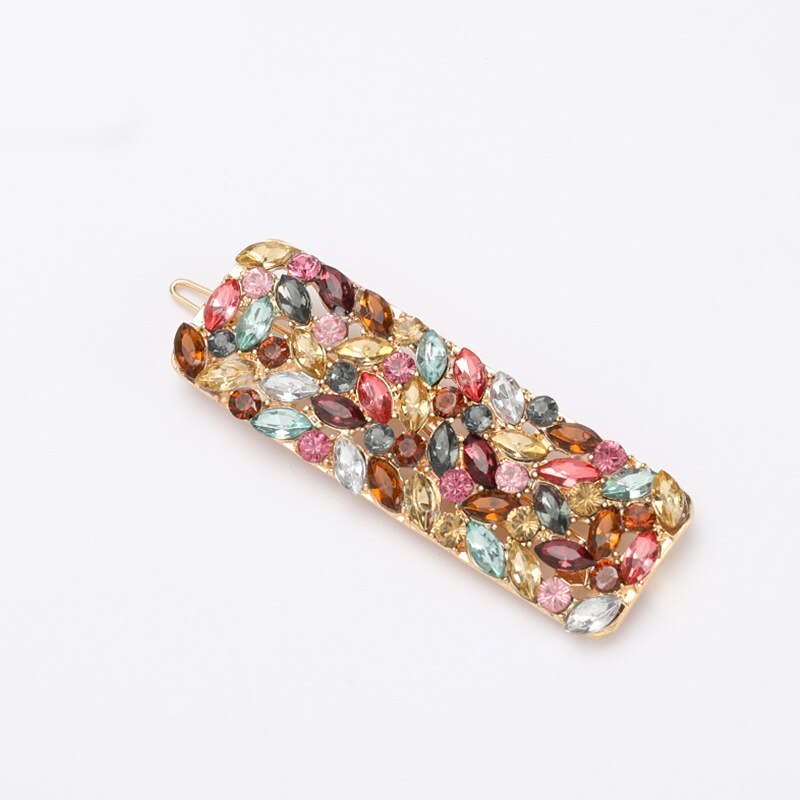 Set of colorful hair clips