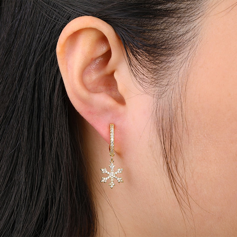 Earrings - snowflakes