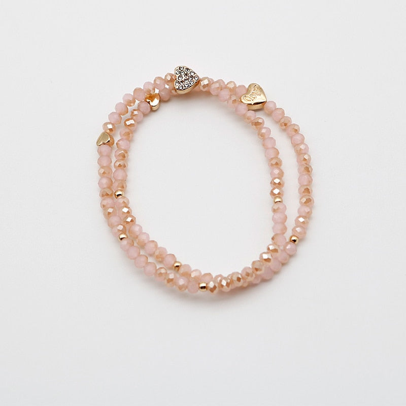 Set of beaded bracelets