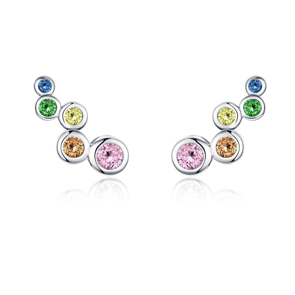 Silver earrings