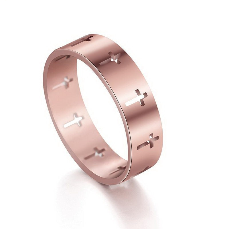 Ring with a cross motif