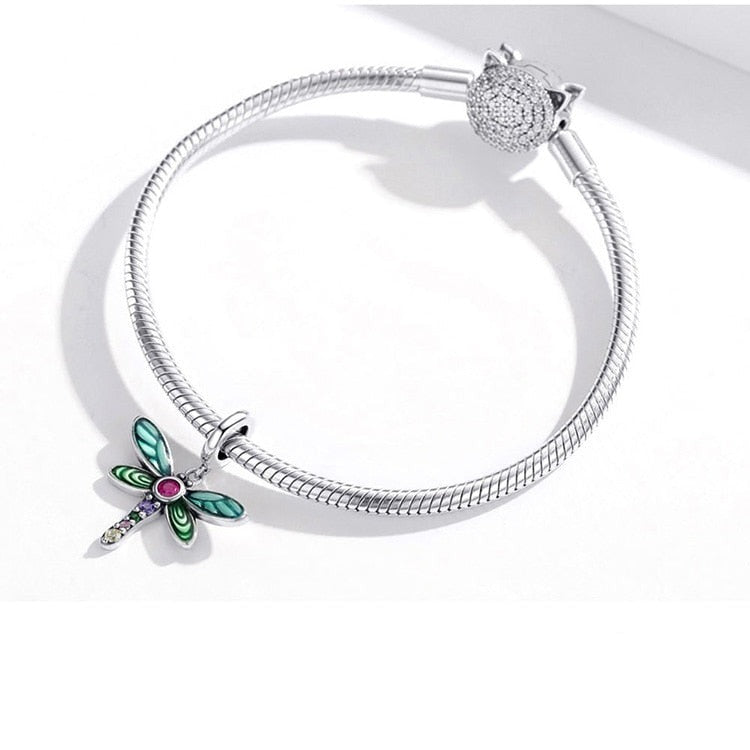 Modular pendant - Colorful dragonfly