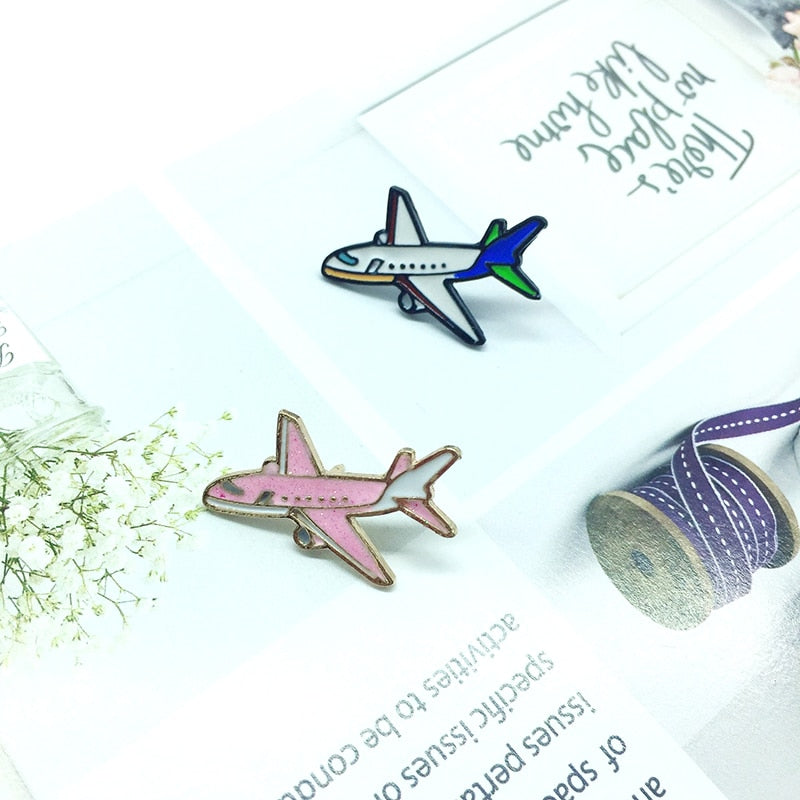 Airplane pins