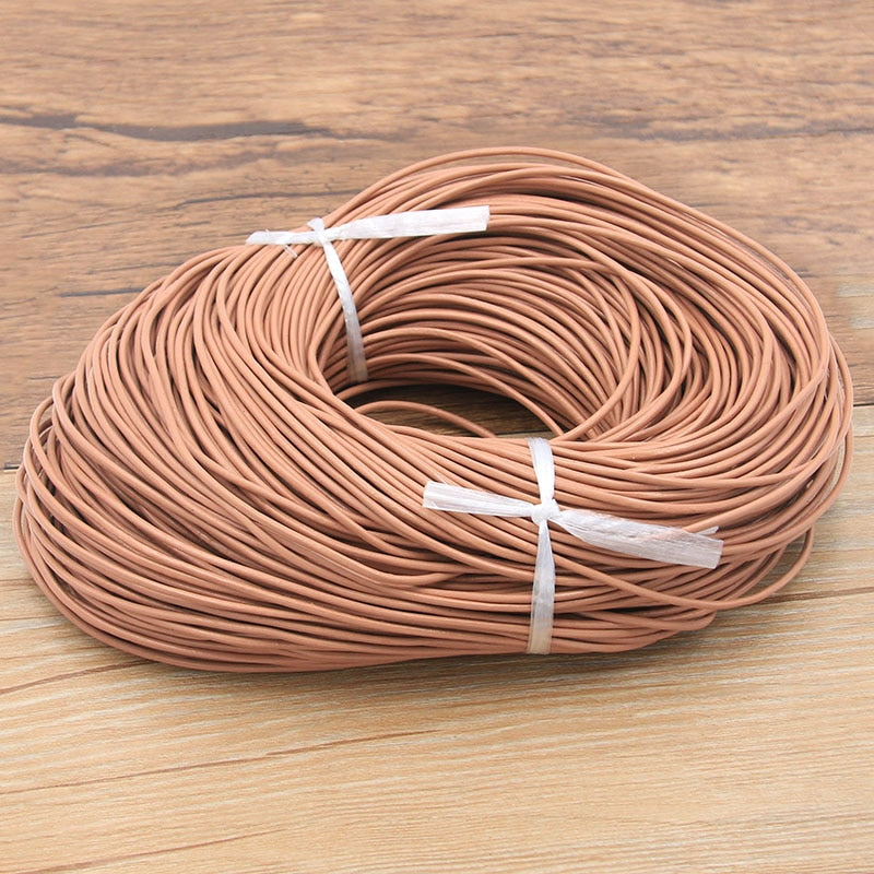 Leather jewelry cord