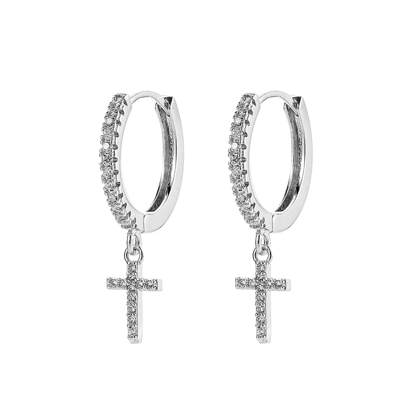 Cross earrings