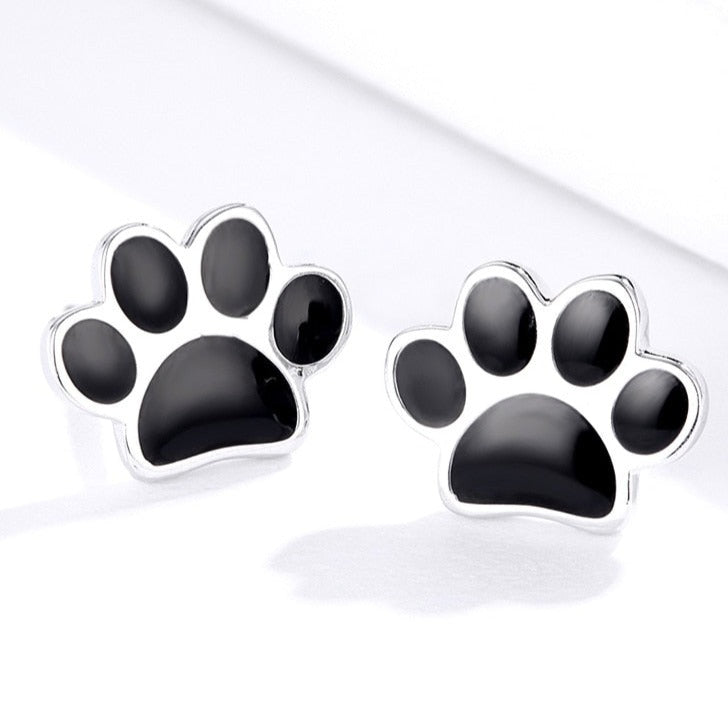 Paw earrings