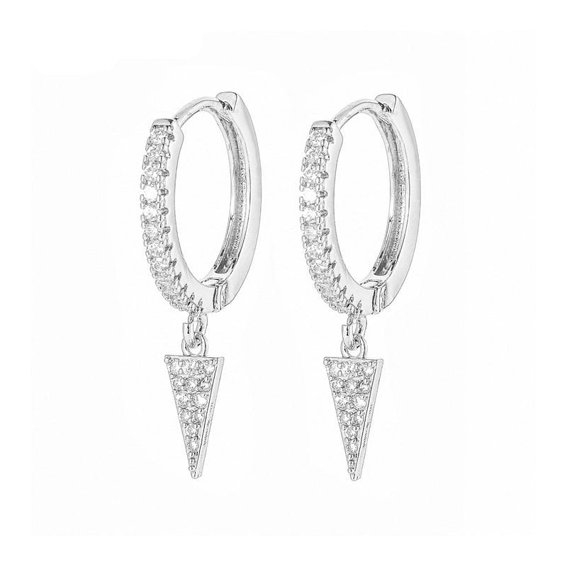 Earrings - triangles