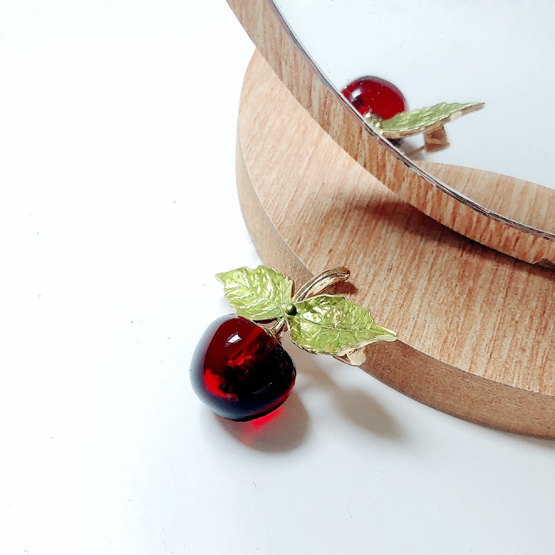 Brooch - apple