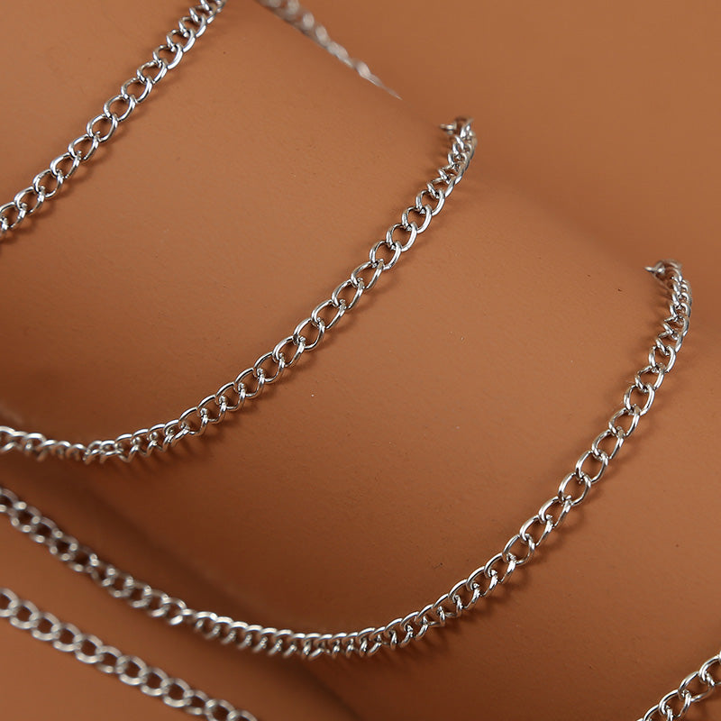 Minimalistic ankle chains