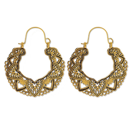 Geometric pattern earrings