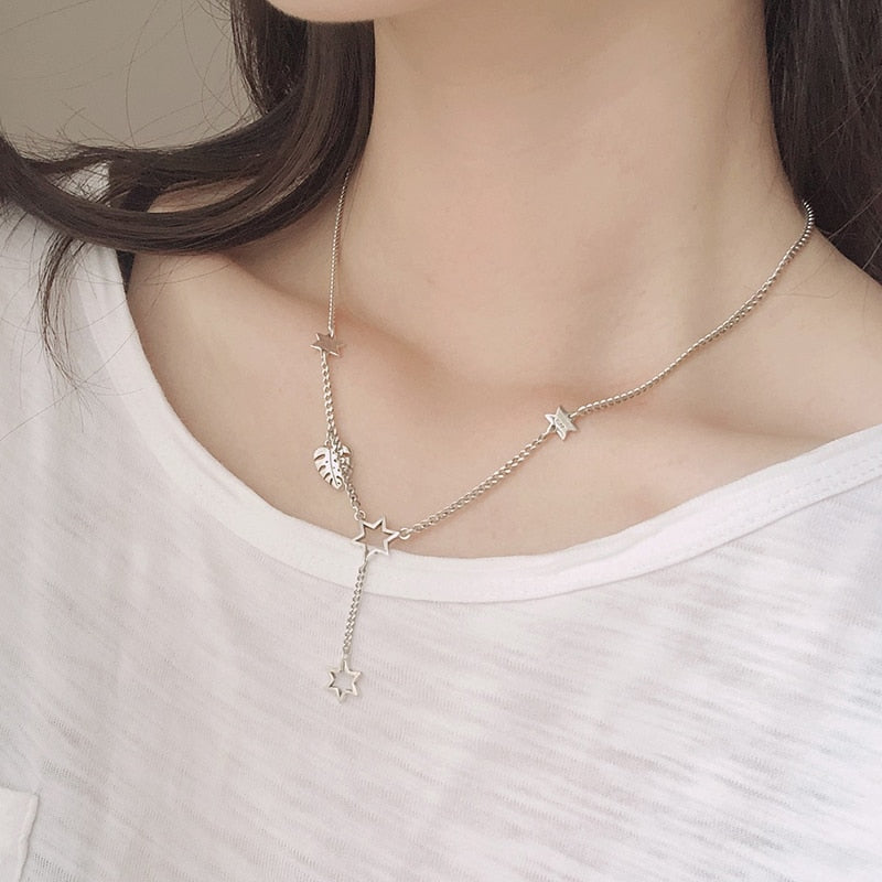 Necklace with stars