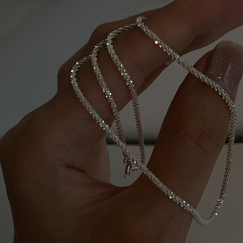 Silver necklace