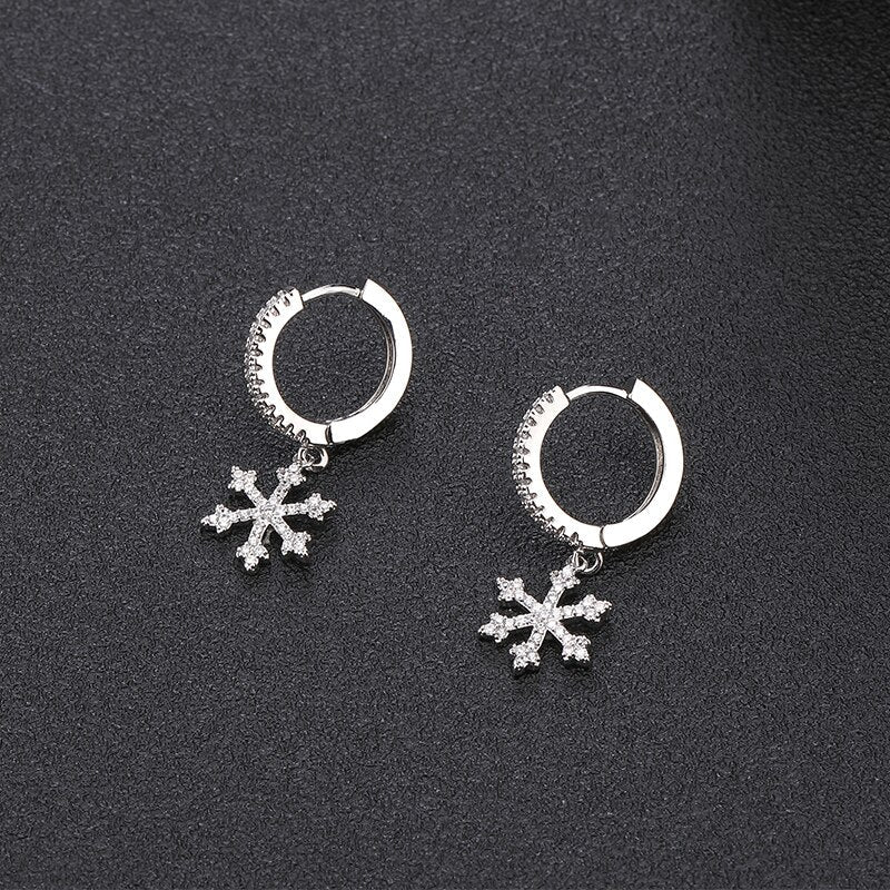 Earrings - snowflakes