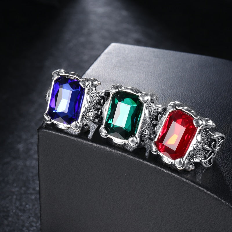 Ring with a colorful stone
