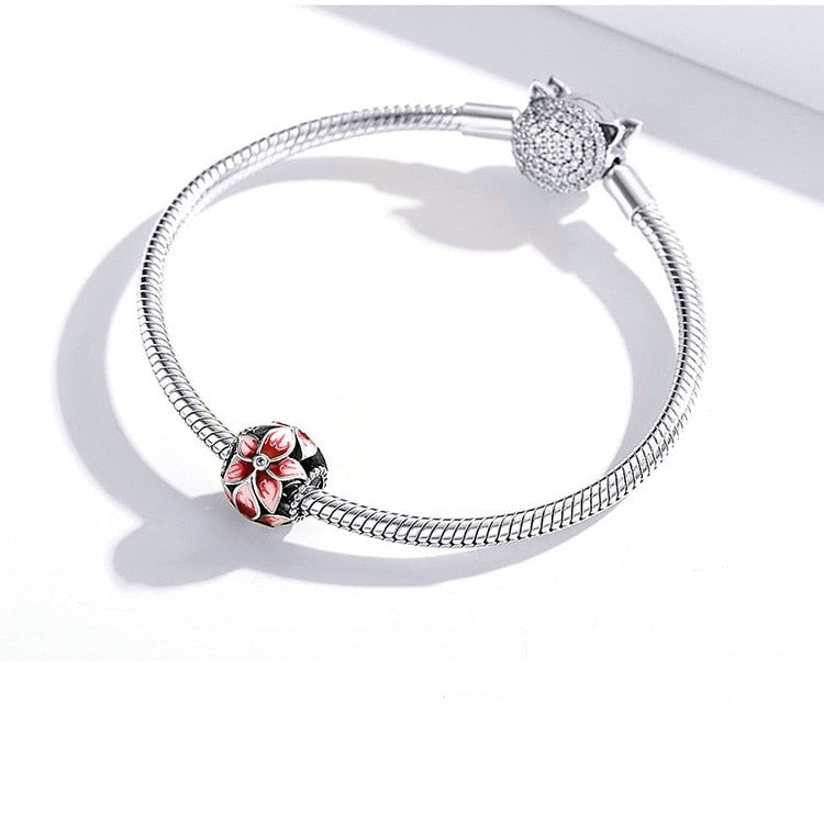 Round modular pendant - Flower
