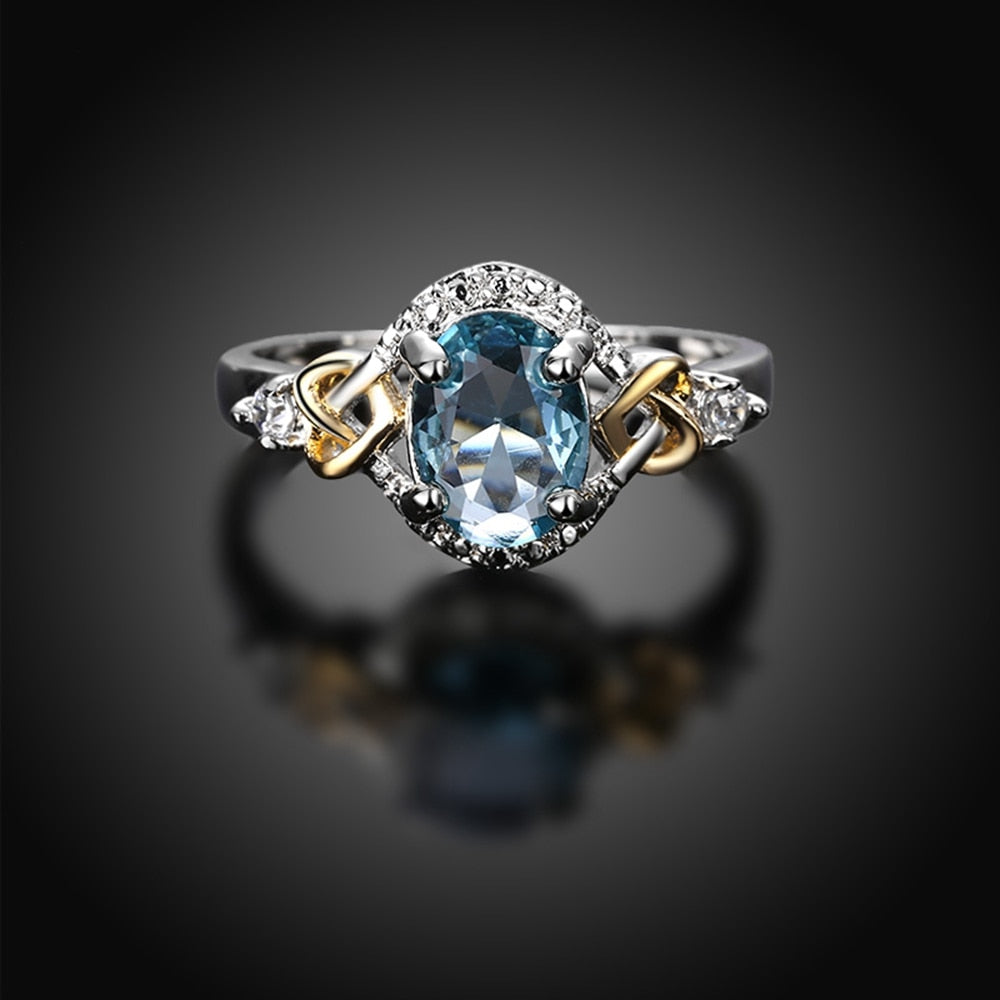 Cubic zirconia ring