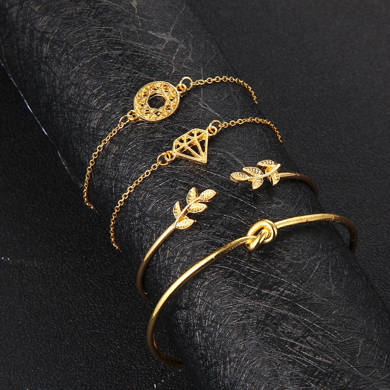 Set of four bracelets