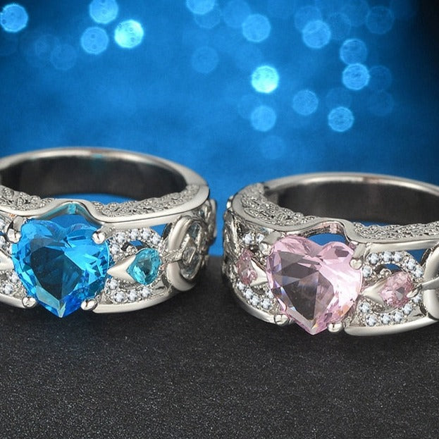 Ring - band with heart