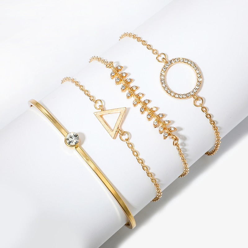 Set of four bracelets