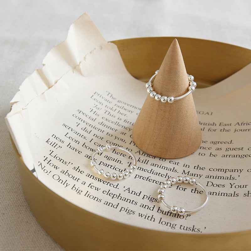 Ring with beads