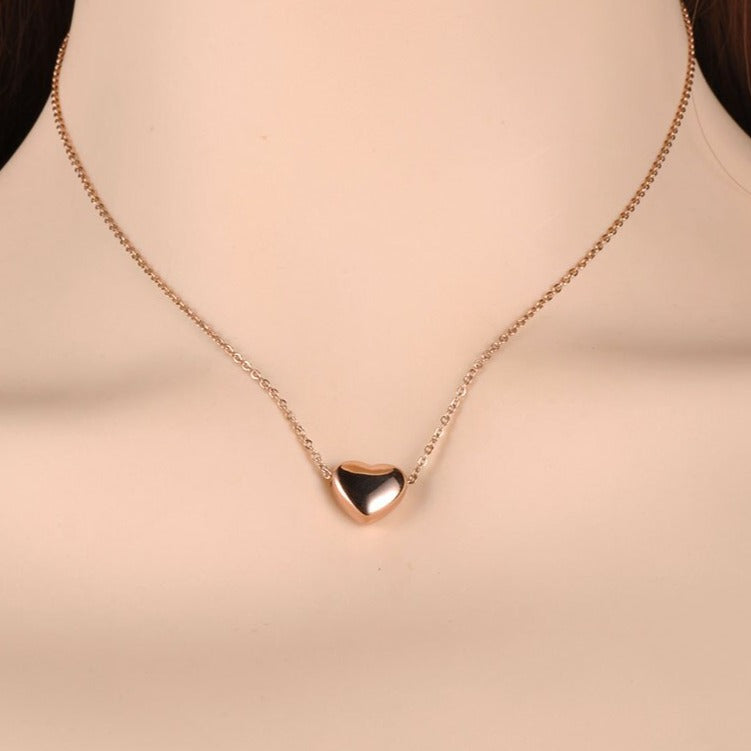 Minimalist necklace - heart