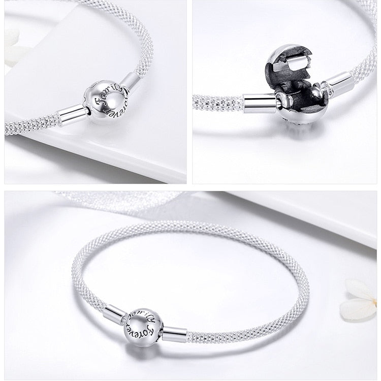 Modular silver bracelet