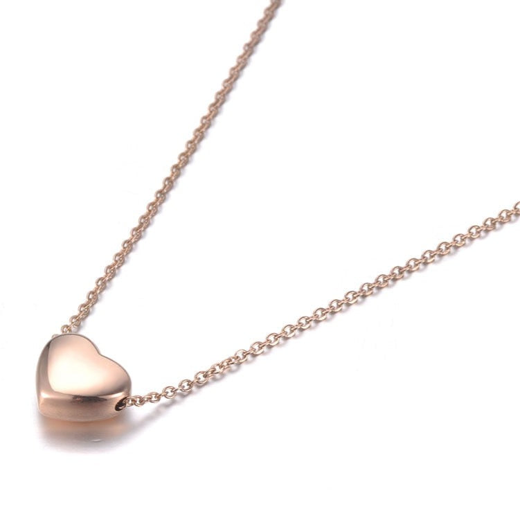 Minimalist necklace - heart
