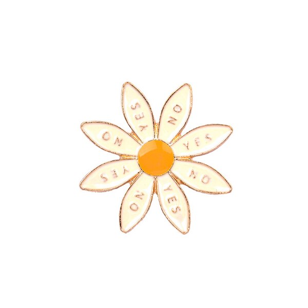 Flower-themed brooch