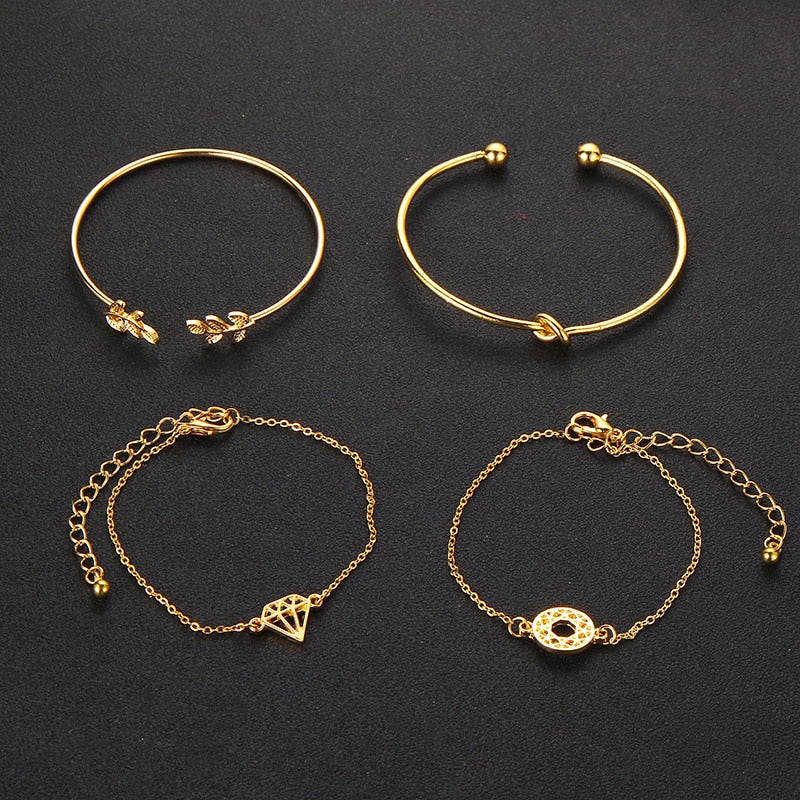 Set of four bracelets