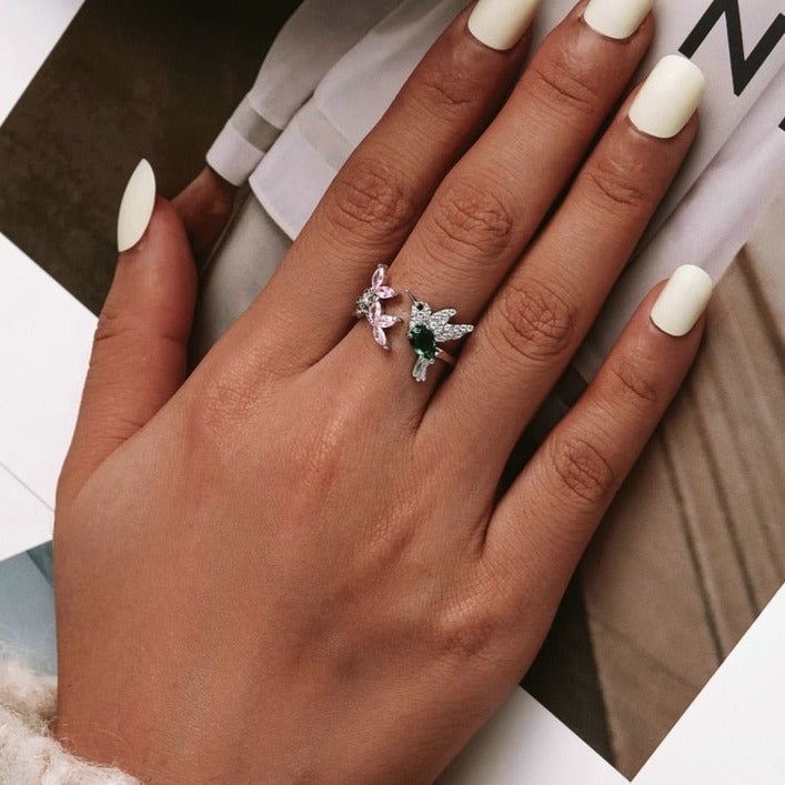 Open ring - Hummingbird
