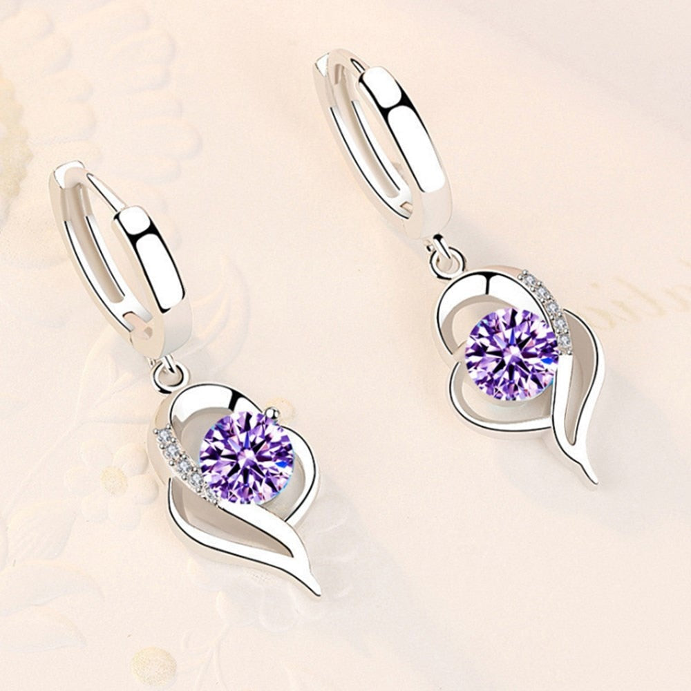 Heart-shaped earrings