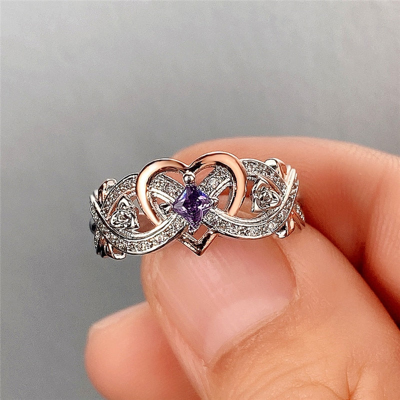 Ring with a heart motif