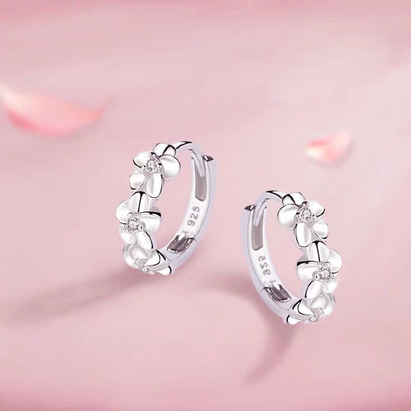 Silver earrings