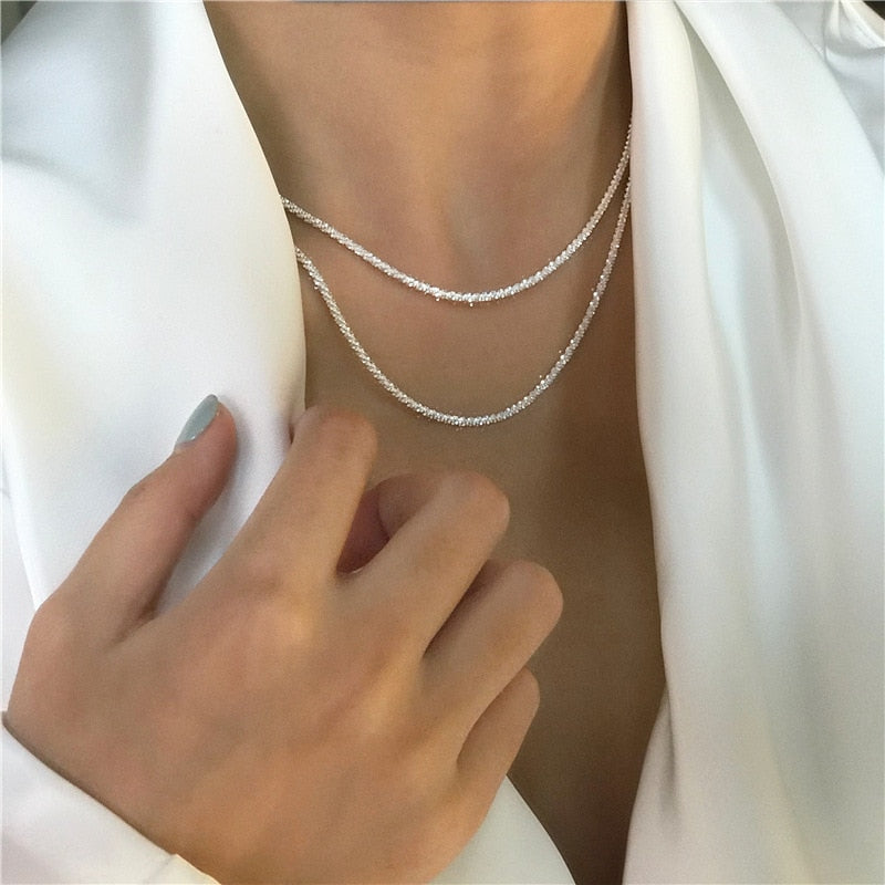 Silver necklace