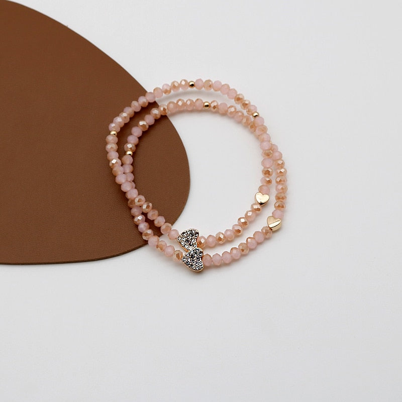 Set of beaded bracelets