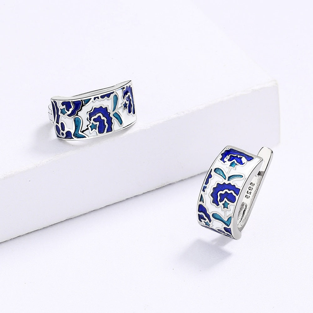 Hand-painted earrings