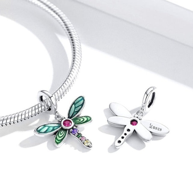 Modular pendant - Colorful dragonfly